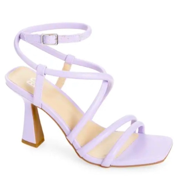 BP. Ashlyn Square Toe Strappy Sandal - purple betta - size 6.5 - Picture 1 of 16